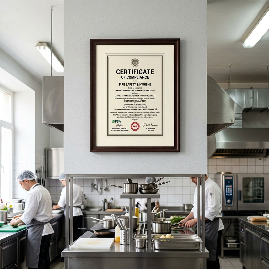 Attestation conformité cuisine